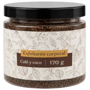 Exfoliante corporal de café y coco