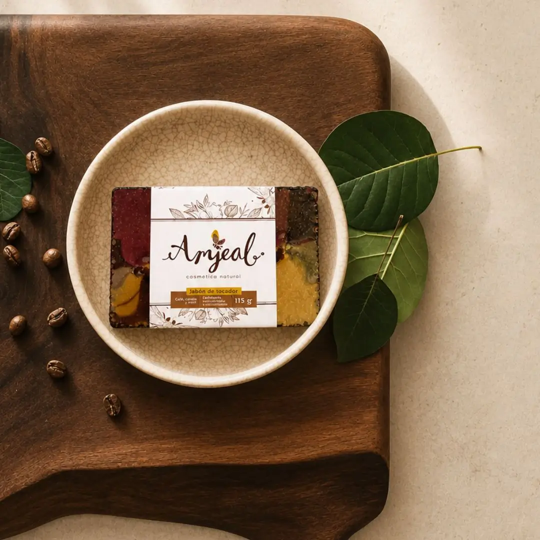 Jabón de café, canela y miel