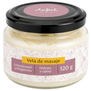 Vela para masaje de Lavanda